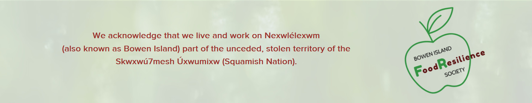 Land Acknowledgement